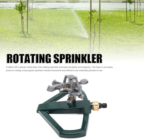 Rotating Sprinkler for Yard Lawn, 360 Degree Automatic Rotating Garden Sprinkler, Rotation Large Area Coverage Yard Sprinkler, Lawn Watering Sprinkler for Garden Flower Bed - Image 3
