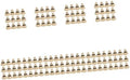 Yardwe 120pcs Low Pressure Misting Nozzles for Outdoor Cooling System Brass Atomizing Sprayer for Garden Hose Easy Installation for Watering and Cooling by YARDWE