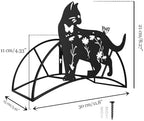 Black Cat Hose Hanger Metal WallMount HeavyDuty 125'5/8"﻿Garden Hose Holder - Image 6