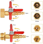 RV Winterization Blowout Adapter Kit with Shut Off Valve,blowout plug-8Pcs - Image 6