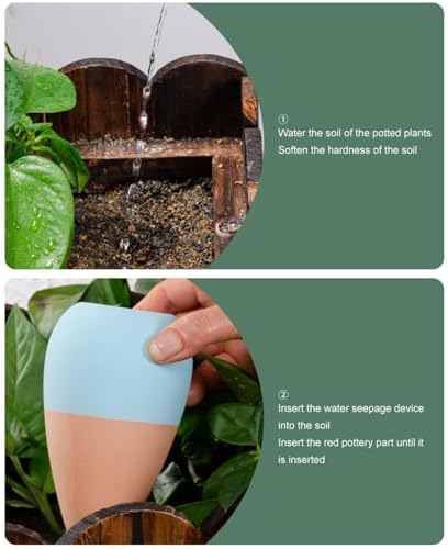 Self Watering Plant Spikes 4 Pieces Drip Irrigation Stakes - Image 6