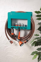 GARDENA System Hose-boy: Garden Hose Holder for wall, Space-Saving Storage of Garden Hose, with Holders for Spraying, Showers and Other GARDENA System Parts (238-20) - Image 2
