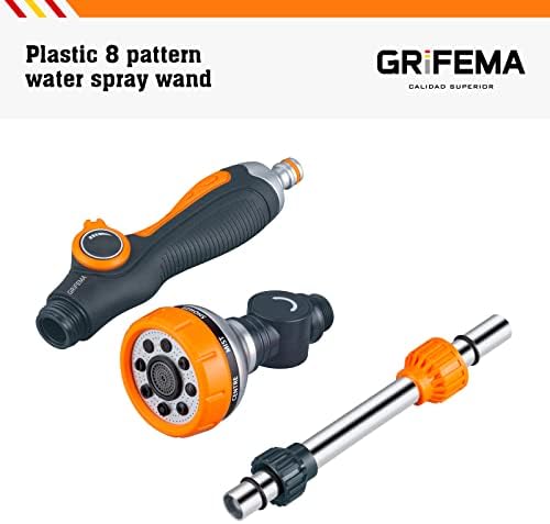 GRIFEMA GE1305 Watering Lance, Extended Hose Pipe Spray Gun with 8 Modes, Watering Wand for Hanging Basket Watering, Lawn Watering, Car Washing, Pet Bathing [Amazon Exclusive] - Image 5