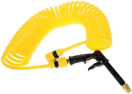 Luxshiny Expandable Garden Hose with Spray Nozzle 50ft Collapsible Marine Water Pipe Flexible Coiled Hose for Boat Wash by Luxshiny