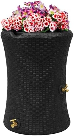 Good Ideas Impressions Nantucket Rain Water Collection Barrel, 3 Pack - Image 2