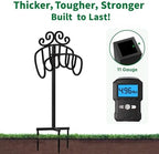 Hose Holder for Outside Freestanding+8 Pack Solar Pathway Lights Outdoor - Image 4