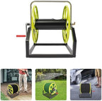 Garden Hose Reel, Metal Hose Reel, for 328.1 Feet of Standard 0.55-Inch Garden Hose, Wall/Floor Mount Metal Hose Reel（Hose not included), for Home, Gardening, Etc - Image 5