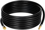GASPRO 24 FT RV Quick Connect Propane Hose, 1/4" Male x 3/8" Female Flare Fitting, Propane Quick Connect Hose for RV to Grill, Camp Chef, Blackstone Griddle, Outland Fire Bowl and More by GASPRO