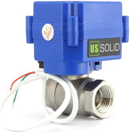 U.S. Solid Motorized Ball Valve- 3/4" NSF Certified 304SS Ball Valve with Full Port, 9-24V AC/DC and 2 Wire Auto Return Setup(Pack of 12) - Image 5