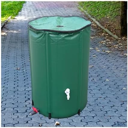 Collapsible Rain Barrel，Foldable Rainwater Collection Barrel，Outdoor Rainwater Collection Barrel,Portable PVC Fluid Storage ，Rain Barrels，for Garden Outside Lawn(380L) by Unknown