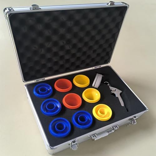 Pneumatic Hydraulic Hose Cleaning Set - 9 Nozzles, Sponge Ball & Storage Box, 0.23-2in Air Powered Pipe Cleaner for Industrial Soft & Hard Pipes - Image 6