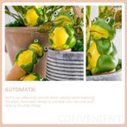FRCOLOR 4pcs Frog Shape Terracotta Plant Watering Globes Self-Watering Spikes for Indoor and Outdoor Plants Automatic Ceramic Drip Irrigation Tool Set - Image 3