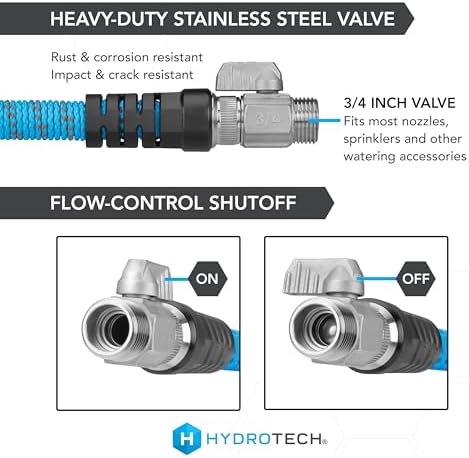 HydroTech Pro Series 25 ft Max Flow Garden Hose, 3/4 in Diameter - Image 5