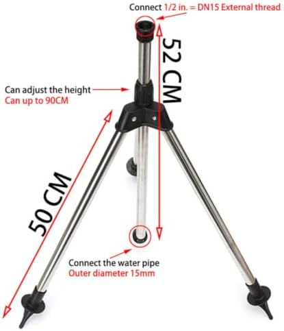 Triangular Rack 360 Degree Rotating Stainless Steel Agricultural Irrigation - Image 6