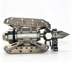 Sewer Jetter Nozzle Rotating Drain Cleaning Nozzle with Cutting Chains & Wing Blades, High Pressure Drain Jetting Nozzle for City Sewer Pipe Clog Removal，QP6197 115L/min 150bar NPT 3/8'' by Unknown