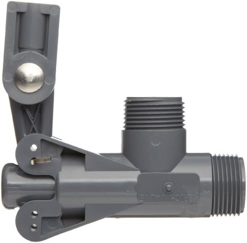Kerick Valve PS100SS PVC Float Valve, Standard Mount, 60 gpm at 60 psi, 1" NPT Male - Image 2