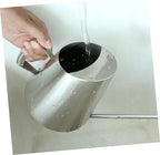 Mipcase Stainless Steel Watering Can with Long Spout Capacity Durable Metal Pot for Plants for Gardening and Houseplants - Image 5
