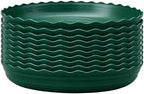 Round Plastic Plant Saucers Water Catch Tray, Garden Tray, 10 pcs by Unknown