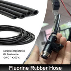 Soft Fluorine Rubber Hose, ID 2-25mm 200degree Oil Resistant FKM Viton Tube 1/2/3/5/8/10M(8M_ID 4MM X OD 6MM) - Image 2