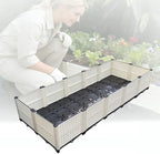 Raised Garden Bed, All-Weather Planter Container, Elevated Planter Box, Large Outdoor Rectangle Planters for Patio, Deck, Backyard, Balcony, Porch (White)(1-Tier) by Unknown