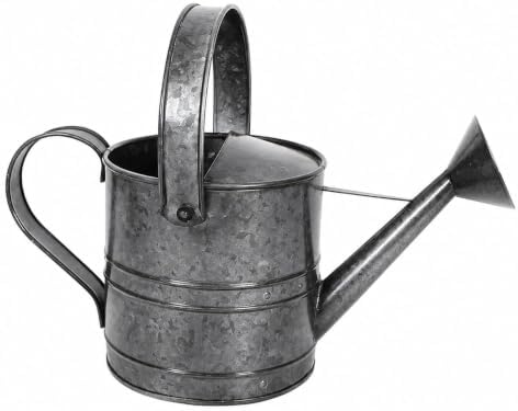 Galvanized Watering Can by PixiesGardens