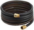 Giraffe Hybrid Garden Hose 5/8" x 25ft, Custom Length, NO Kink, Flexible, Leakproof Hose with Male to Female Fittings, 600 Burst PSI by GiraffeTools