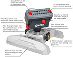Eden 94127 Metal Adjustable 4-Way Mini Turbo Oscillating Sprinkler W/Quick Connect Starter Set & 95210 Premium Garden Hose Fitting Quick Connect with Water Stop & Lock Feature, 5 pc Set - Image 3