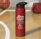 African Violet Plant Collector Houseplant Lover Gift Stainless Steel Insulated Water Bottle - Image 7