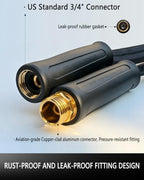 Flexible 25FT Garden Hose & Garden Hose Nozzle 10 Spray Patterns Water Sprayer Nozzle - Image 6