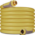 Hybrid Garden Hose 100 FT x 5/8",Heavy Duty Water Hose With 3/4" Solid Brass Fittings, No-Tangle & No-Kink,Tough & Flexible,Durable& Lightweight,Non-Expanding Garden Hoses for Yard, Outdoor, RV by Unknown