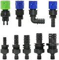 Ship accessories Quick Connector Nipple EURO 3/4'' Threaded Barb Adapter for 4/8/16/20/25/32mm PE Hose Pipe Garden Drip Irrigation Watering Irrigation accessories(WHITE) by Unknown