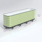 Patio Flower Plant Planter Box, Vegetables Planting Container, for Vegetable Planter Grops Garden Outdoor Patio(H55CM,42.5x170cm) - Image 2