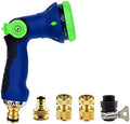Garden Hose Nozzle, 8 Ways Adjustable Patterns Thumb Control Hose Nozzle Sprayer, Heavy Duty Water Hose Sprayer, by Unknown