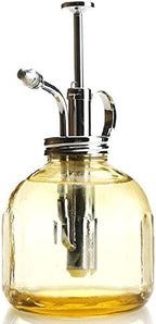 Plant Mister- Glass Bottle (Amber Color) & Brass Sprayer (Chrome Color) - Image 5