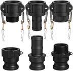 Pelopy 6 Pcs 1.5 Inch Black Cam Lock Fittings Kit by Pelopy