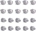 Fogland Stainless Steel Misting Nozzles, 20 Pack, 0.012" Orifice Mist Heads by Fogland