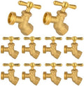 10Pack Seelink 1/2" FIP x 3/4" MHT No-Kink Hose Bibb Valve by Seelink