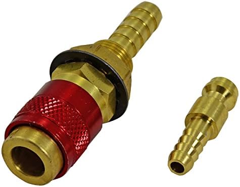 RIVERWELD Argon Quick Connect Fittings Hose Connector Red Blue Gold Color - Image 5