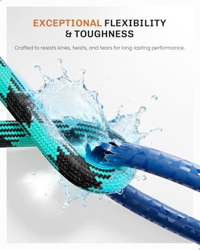 WELLUCK 100 FT Garden Hose - Ultra-Strong 3750D, Flexible Water Hose, Lightweight Non-Expanding hose with 10 Function Sprayer, Leak proof, Pressure Resistant for Yard, Outdoor - Image 2