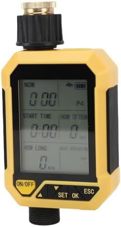 Sprinkler Timer Programmable Sprinkler Timer Programmable Water for Garden Hose - Digital Irrigation System with Rain Sensor, Manual Watering, and 4 Settings for Lawn - Image 4