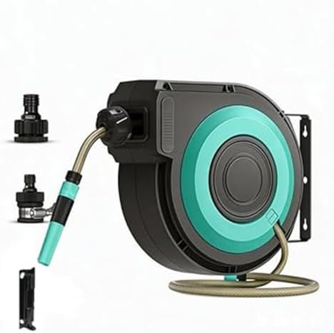 Wall Mount Water Hose Reel for Floor Washing by Unknown