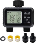 Sprinkler Timer 2 Outlet, Programmable Water Timer for Garden Hose with Rain Delay, Manual and Automatic Irrigation Controller System, for Yard, Lawn, Pool by VBESTLIFE