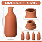 DoubleFill Ollas Terracotta Watering Pots, 24 oz, 8 Pcs - Image 2