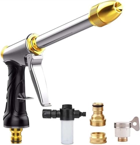 High-Pressure Water Gun for Cleaning Car Wash Machine Garden Watering Hose Nozzle Sprinkler Foam Water Gun Cleaning Tool by Unknown