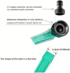 2-in-1 Garden Sprinkler & Soaker Hose Flexible Anti-Twist Water-Saving 70% for Lawn Flower Bed Narrow Area Easy Storage(5m) - Image 5