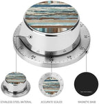 Mechanical Kitchen Timers for Cooking,Crossed Stripes Printed 60 Minute Magnetic Countdown Timer,Cute Cooking Timers with Alarm,Stainless Steel Time Timer Manual No Batteries Required - Image 3