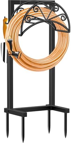 TomCare Garden Hose Holder, Heavy Duty Stand for 160FT Hose with 4 Spikes by TomCare