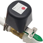 Ufairy WiFi Universal Ball Valve Smart Water Shutoff Manipulator Domotique Controller Compatible with Alexa Google No Hub Required Works 2.4 GHz only, Black, 5.26*4.8*3.7in, (GR-W-105N) by ujv