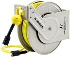 M MINGLE 1/4"×60ft Retractable Pressure Washer Hose Reel, 3600 PSI by MMINGLE