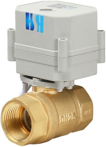 2 Way Brass 1" 12VDC 9-24VDC 0-5V NPT Proportional Integral Modulating Control Motorized Ball Valve - Image 2